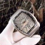 Swiss Quality Copy Franck Muller V45 SC DT Watch Stainless Steel Gray Dial